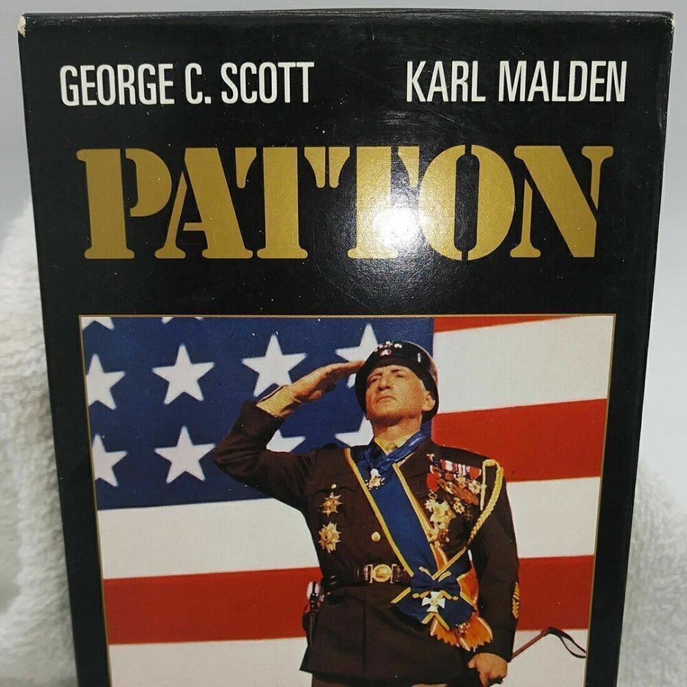 Vintage Patton Movie VHS - George C. Scott Military War 1997